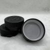 Nắp nhựa đen ấn xoáy 2 lớp 38-45mm